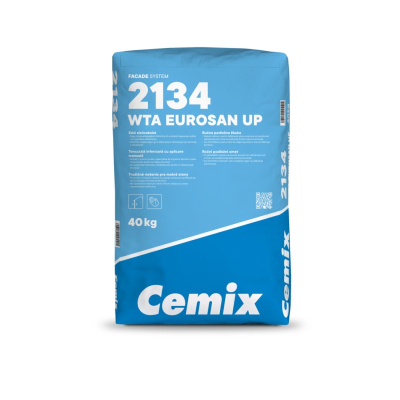 Cemix WTA Eurosan UP kézi alsóvakolat - 40 kg